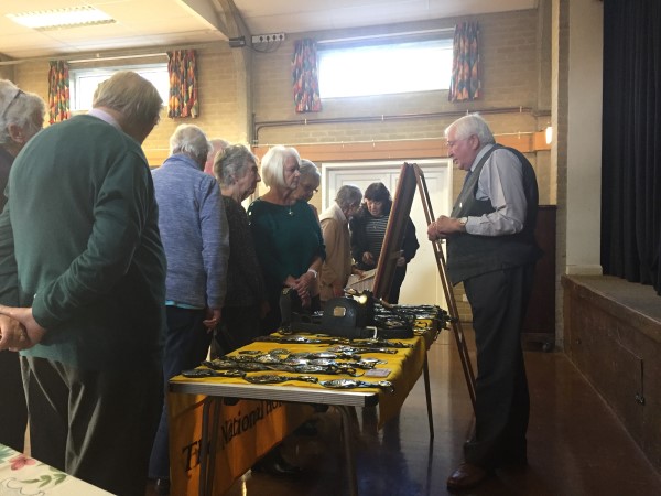 Questions and final inspection-members of the Neston Over 60's Club